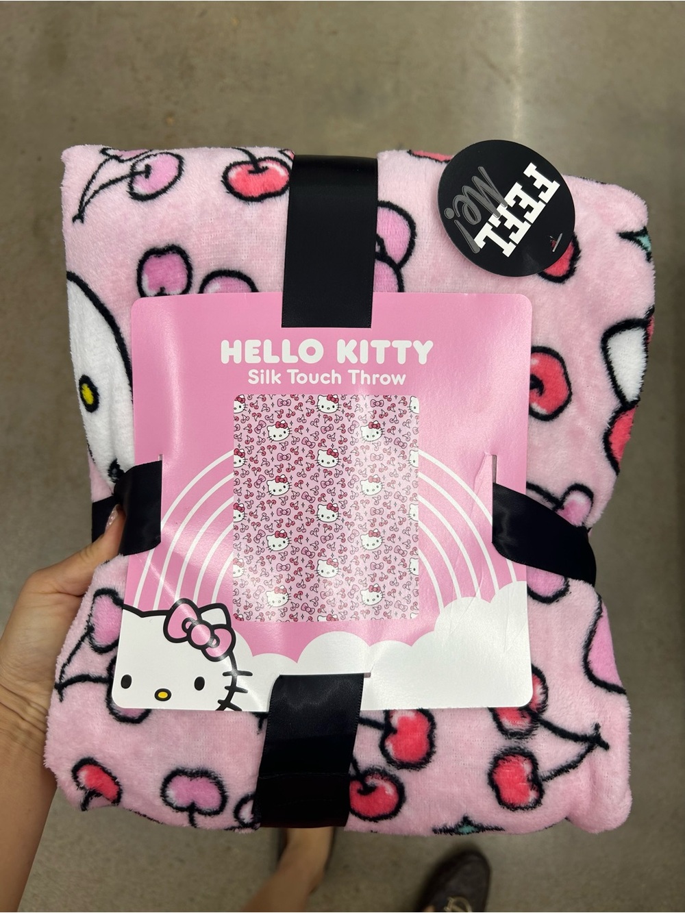 Hello Kitty Pink Silk Touch Throw Blanket